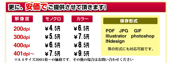 更に、安価でご提供させて頂きます！
